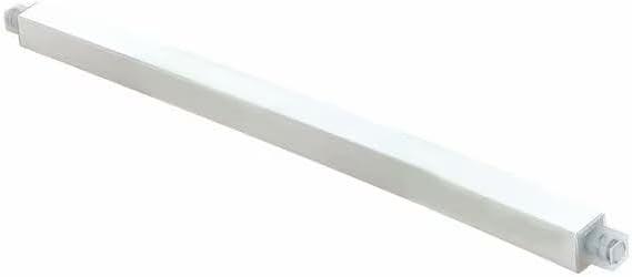 24-Inch White Plastic Wall Mounted Towel Bar