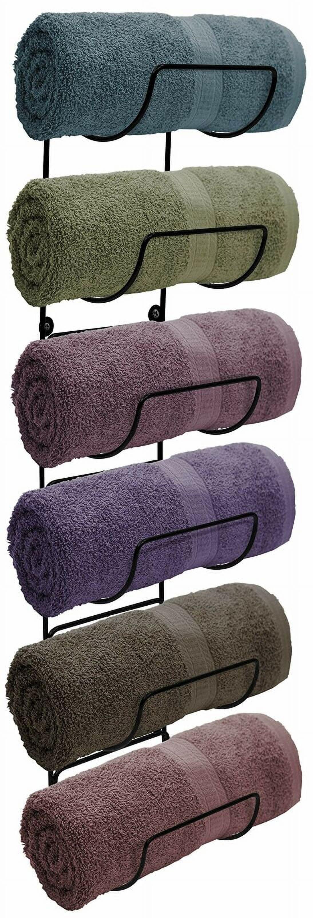 Sorbus 6-Tier Wall Mounted Metal Towel Rack