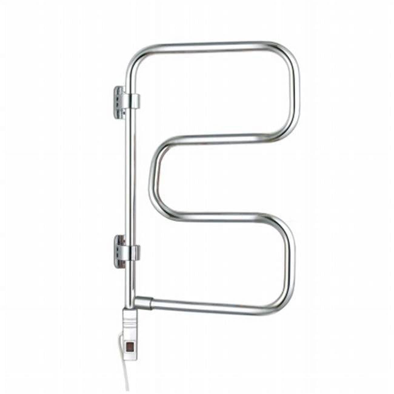 Elements Towel Warmer, Polished Chrome, Plug-in, 4 Bars