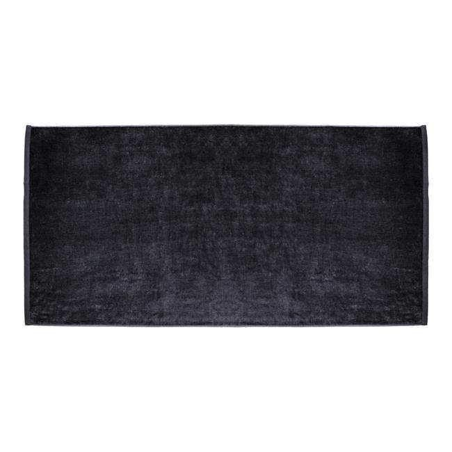 Towelsoft  Oversized Large Terry Velour 100 Percent Ring Spun Cotton Beach Towel - Black