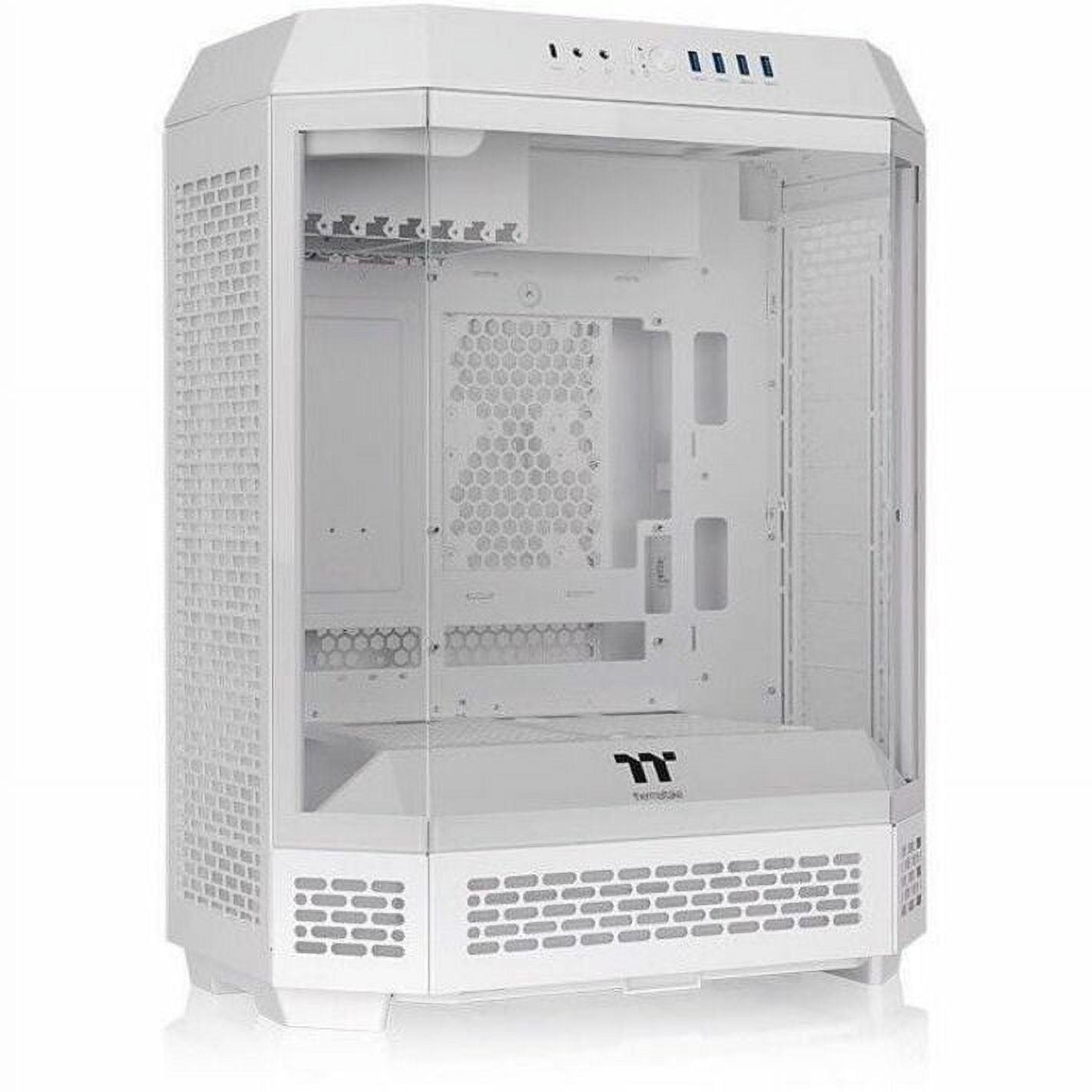 Snow White Mid Tower ATX Case with Tempered Glass Panels