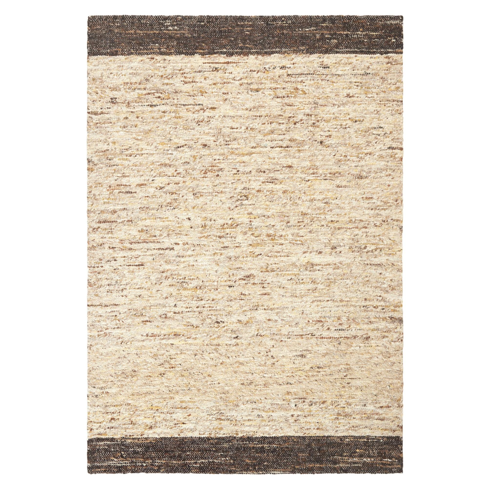 TOWN & COUNTRY Terra Montana Handcrafted Area Rug Beige/Dark Brown