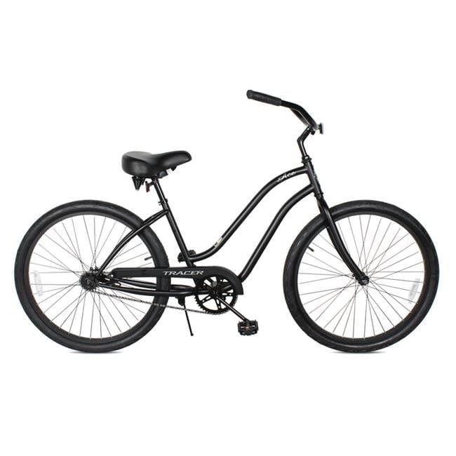 Tracer ACE Bicicleta de Playa de 26 Pulgadas para Mujer, Rosa, Velocidad Nica, Freno de Montaña, Bicicleta Urbana de Cercanías para Adultos
