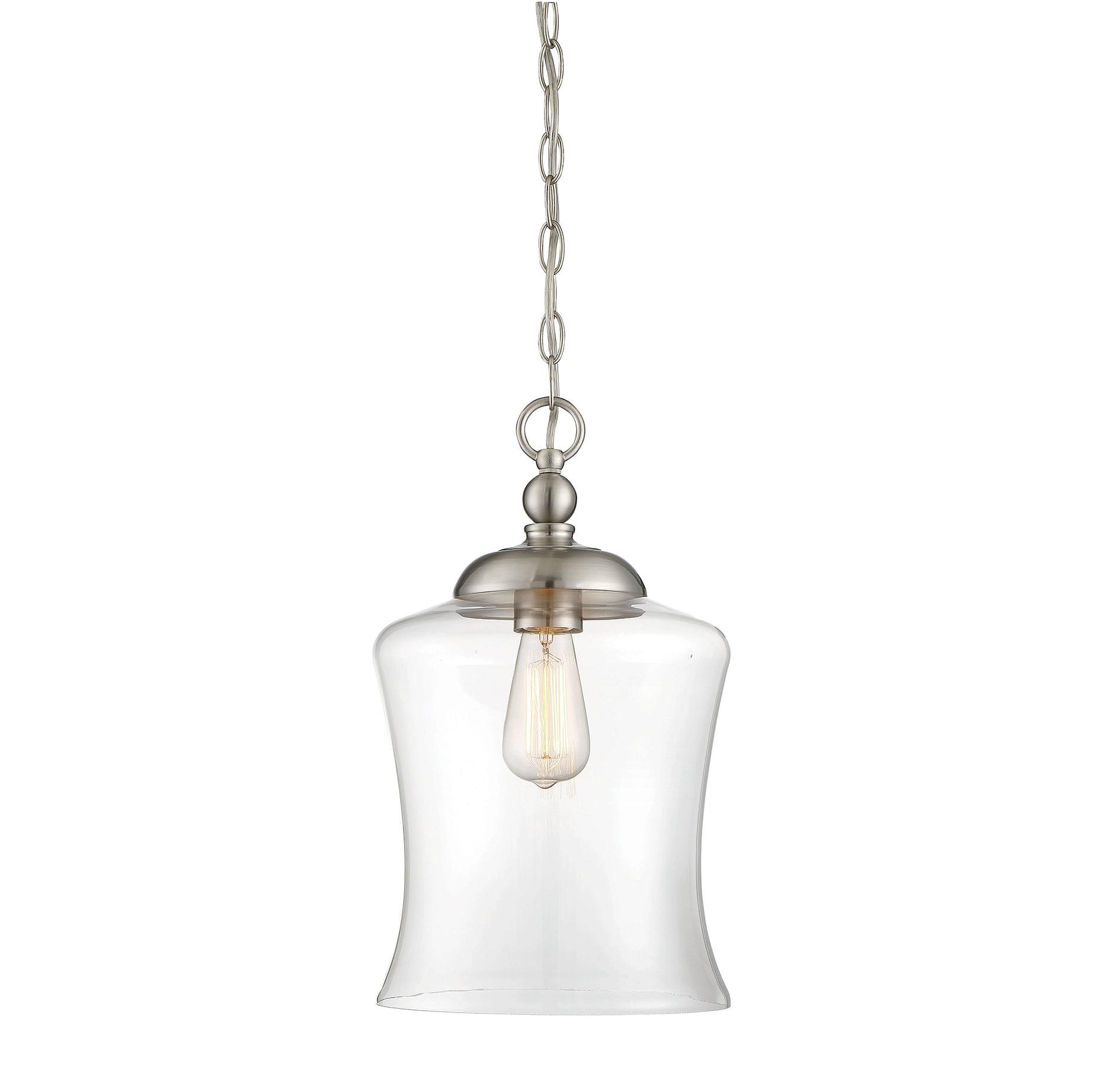 Trade Winds Belle 1-Light Mini Pendant in Brushed Nickel