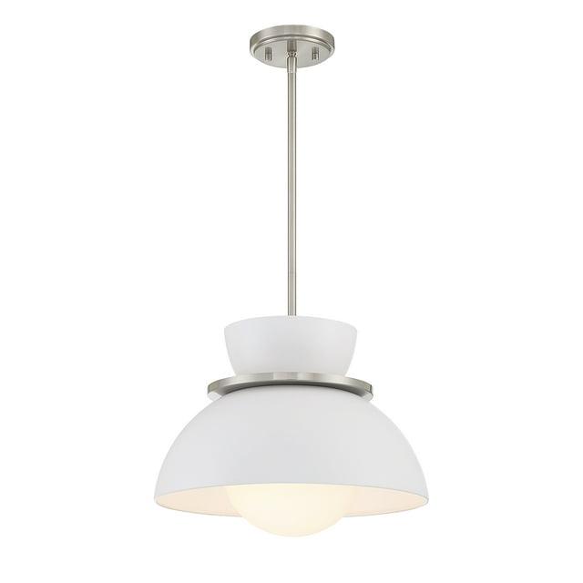Trade Winds Bonnie 1-Light Pendant in Brushed Nickel