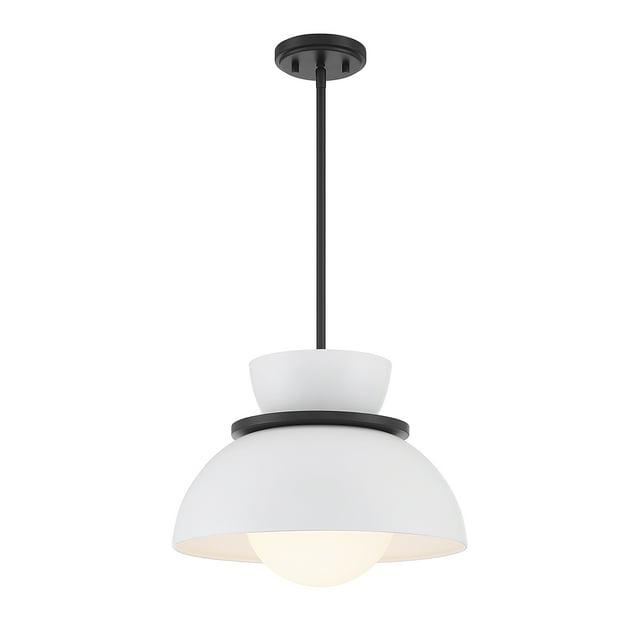 Trade Winds Bonnie 1-Light Pendant in Matte Black