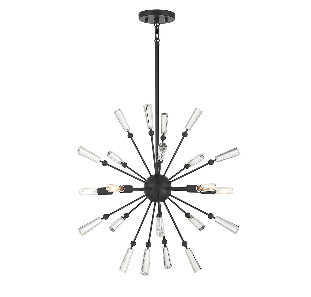 Trade Winds Elaine 5-Light Pendant in Matte Black