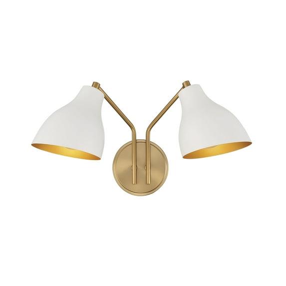 Elyse 2 Light Dimmable Armed Sconce
