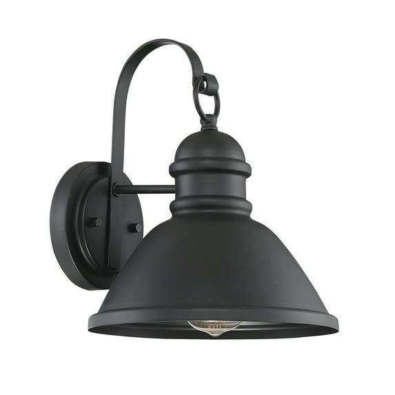 Trade Winds Lighting 1-Light Wall Sconce In Matte Black