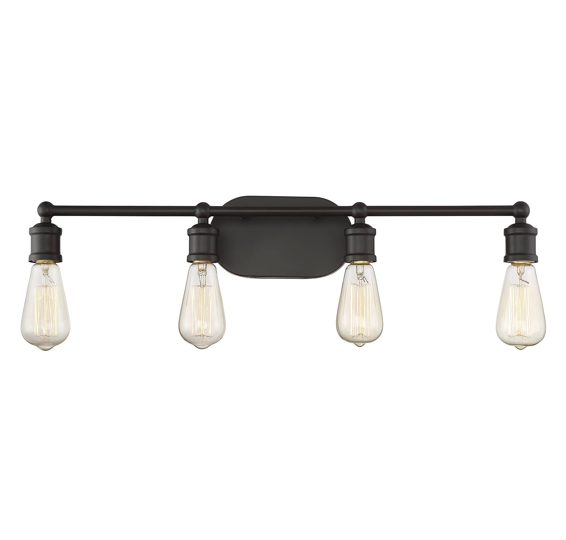 Bathroom Vanity Light in Matte Black