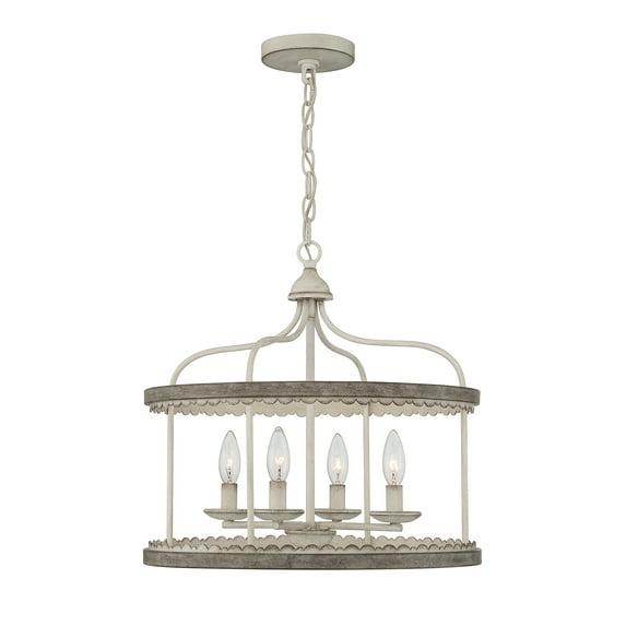 Trade Winds Lighting 4-Light Pendant Light In Silo Finish