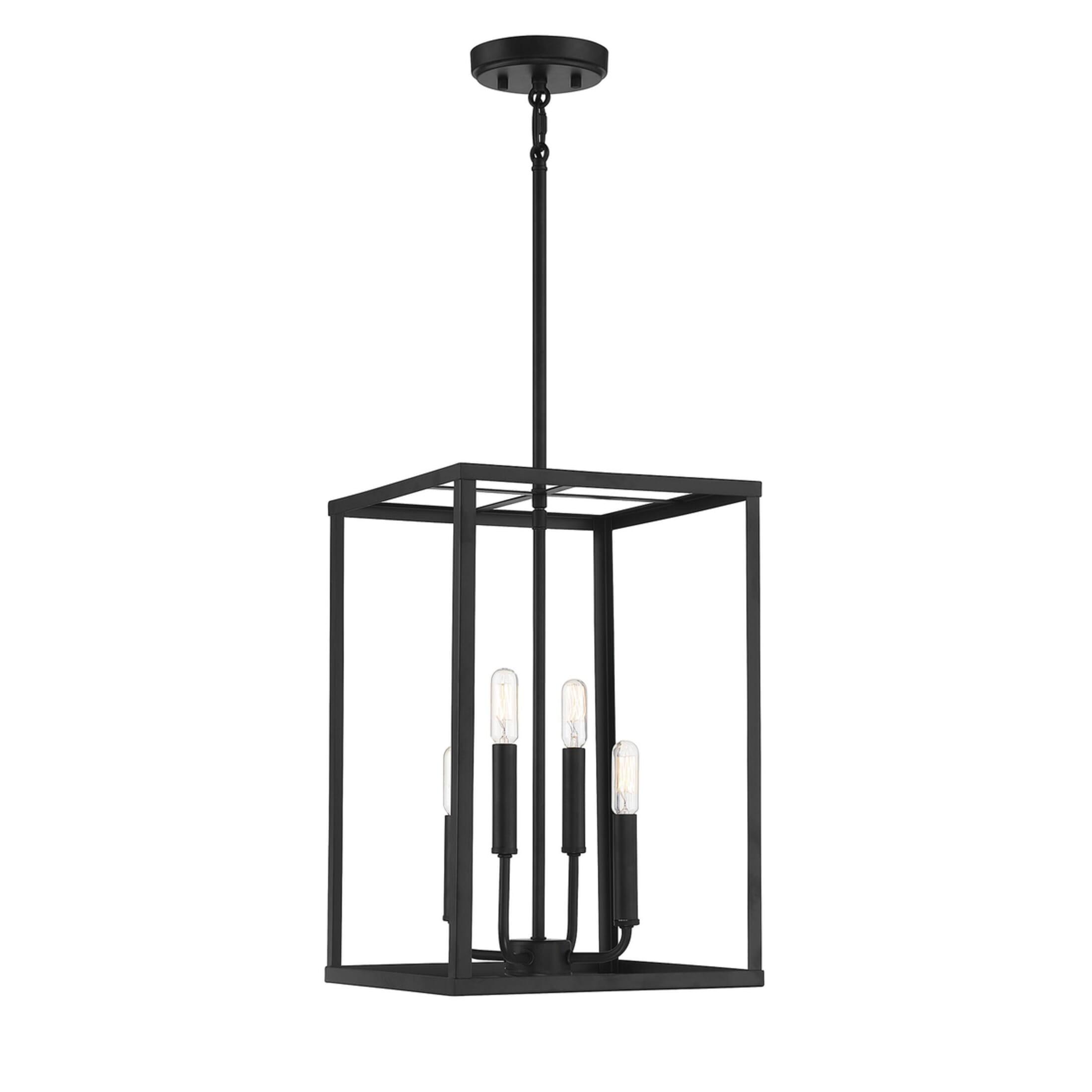 Trade Winds Mia 4-Light Pendant in Matte Black