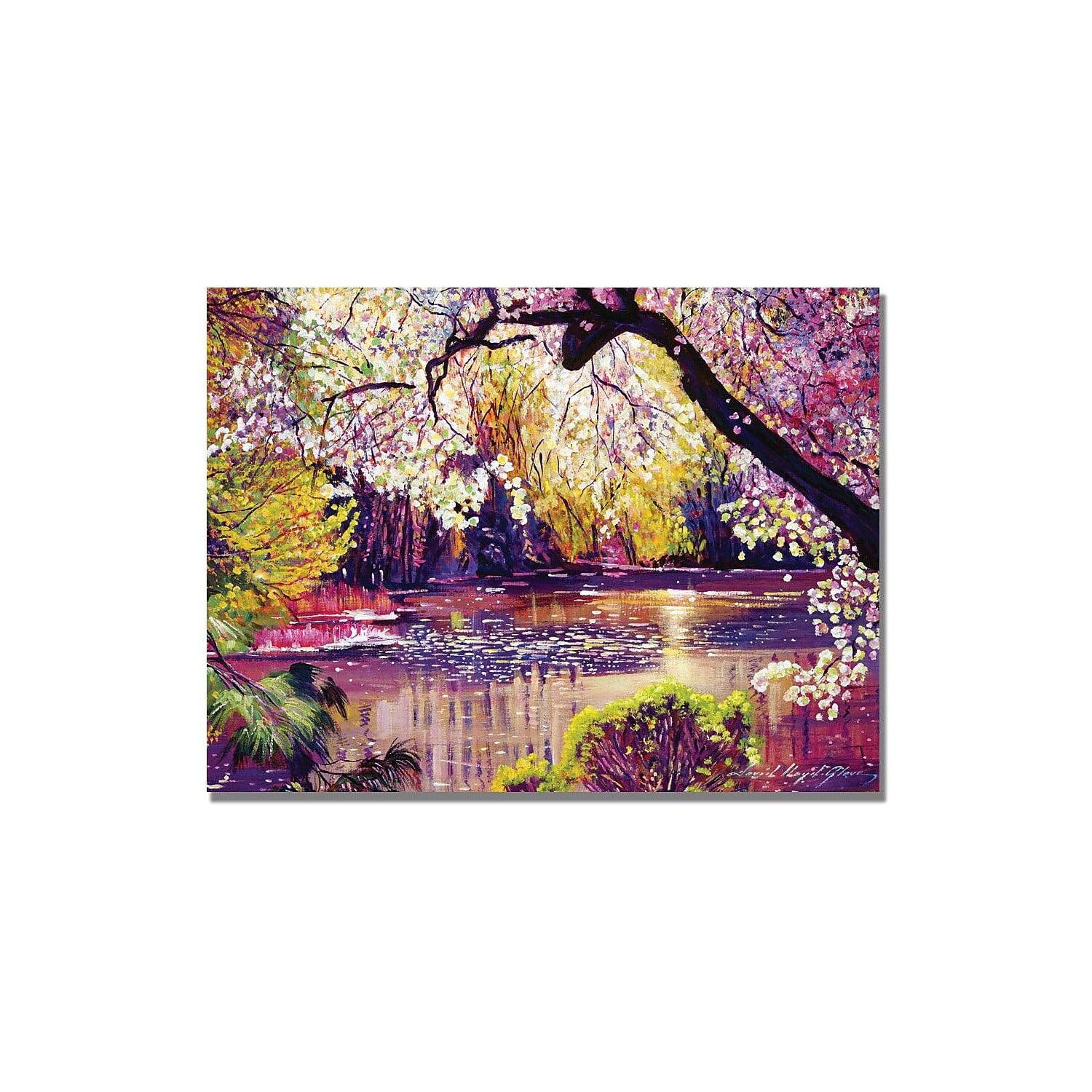 House of Hampton® " Central Park Spring Pond " by David Lloyd Glover