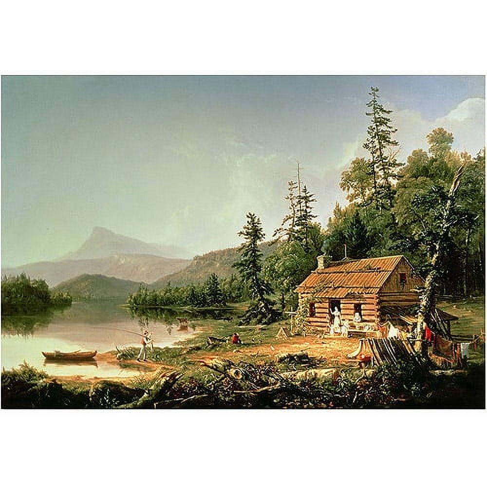 Trademark Fine Art "Home in the Woods, 1847" by Thomas Cole Painting Print on Wrapped Canvas