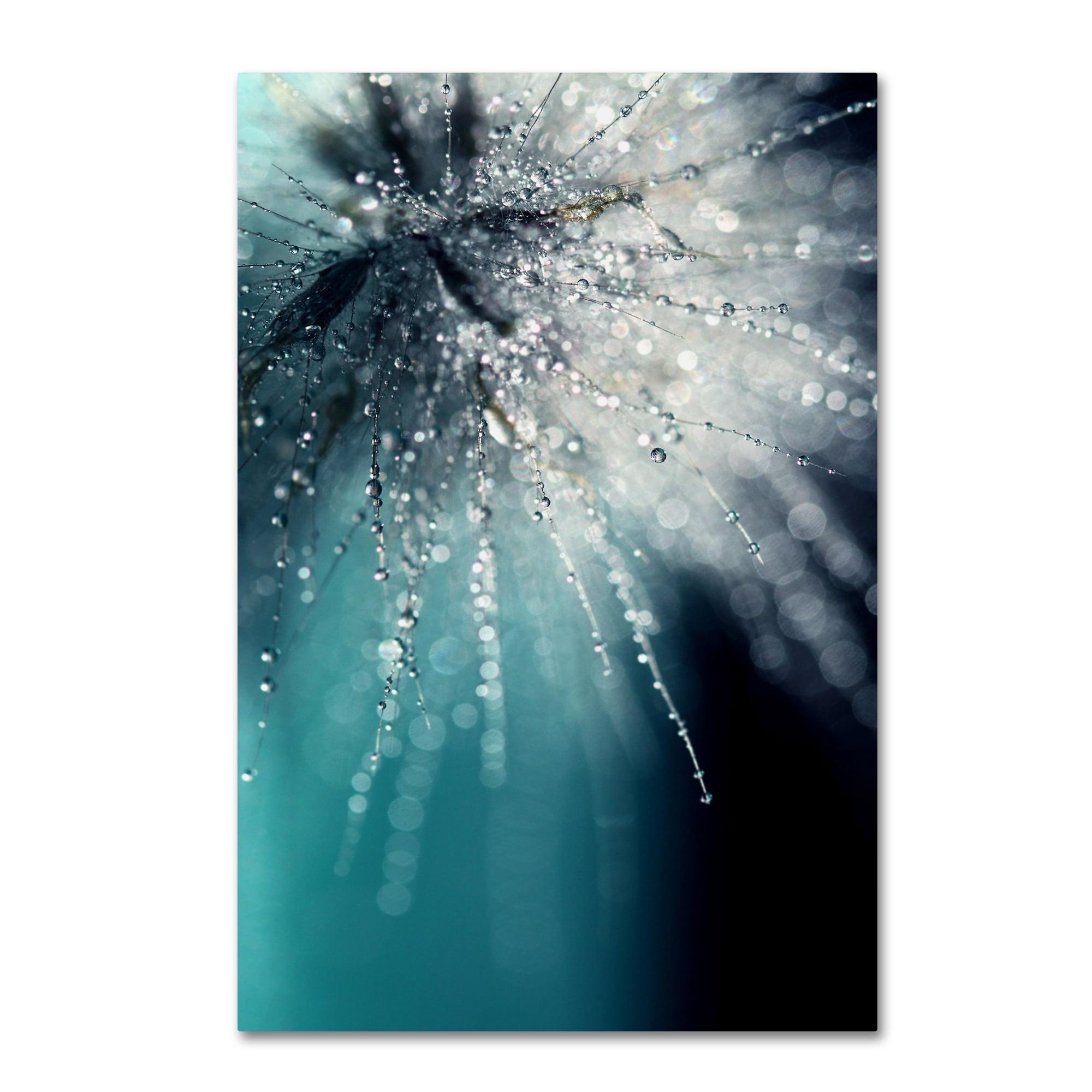 Morning Sonata Abstract Blue and Gray Canvas Art