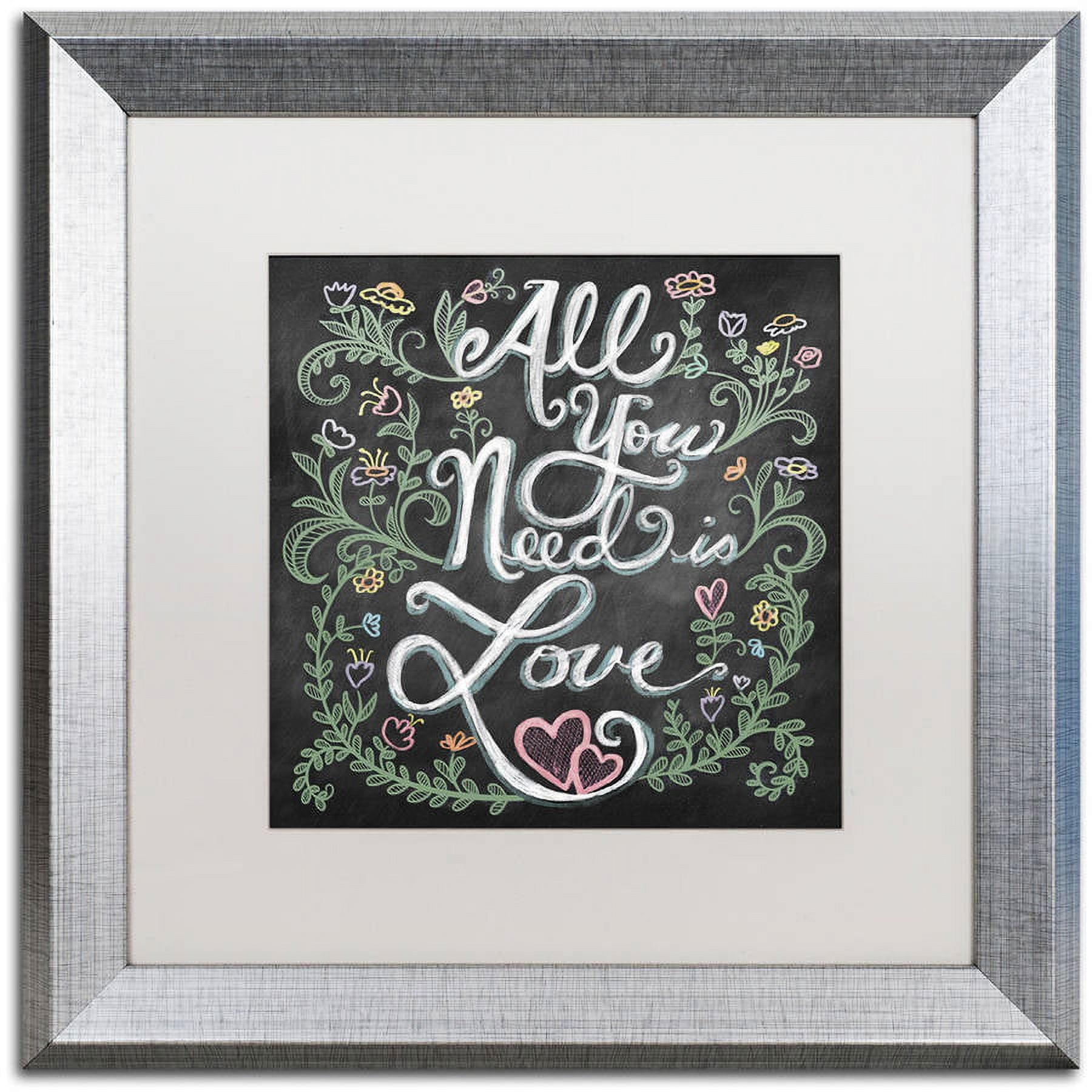 Trademark Fine Art Elizabeth Caldwell " All You Need Is Love " by Elizabeth Caldwell