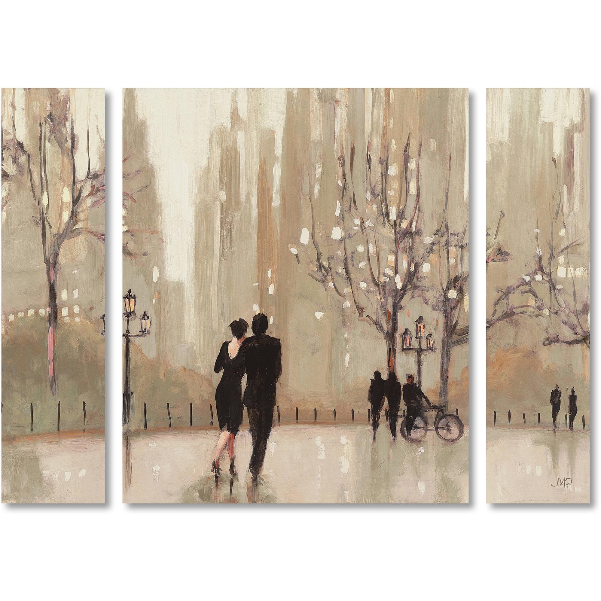 Julia Purinton 'An Evening Out Neutral' Multi Panel Art Set Small