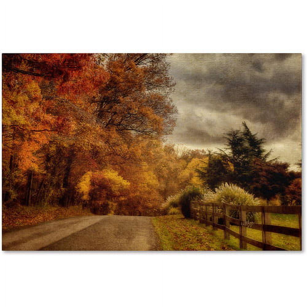 Autumn Landscape Photographic Print on Canvas, 12"H x 19"W