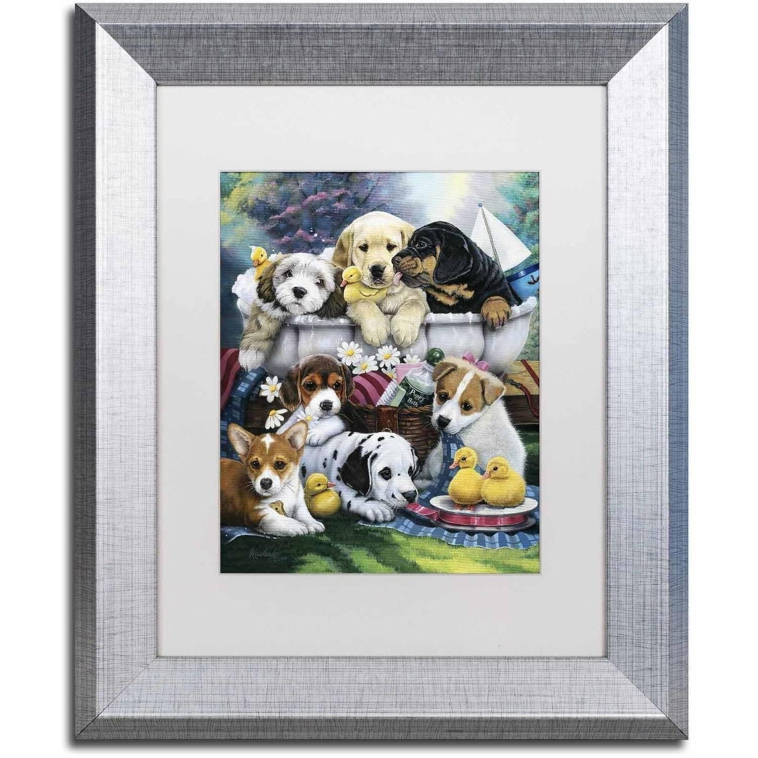 Jenny Newland " Bath Time Pups " by Jenny Newland