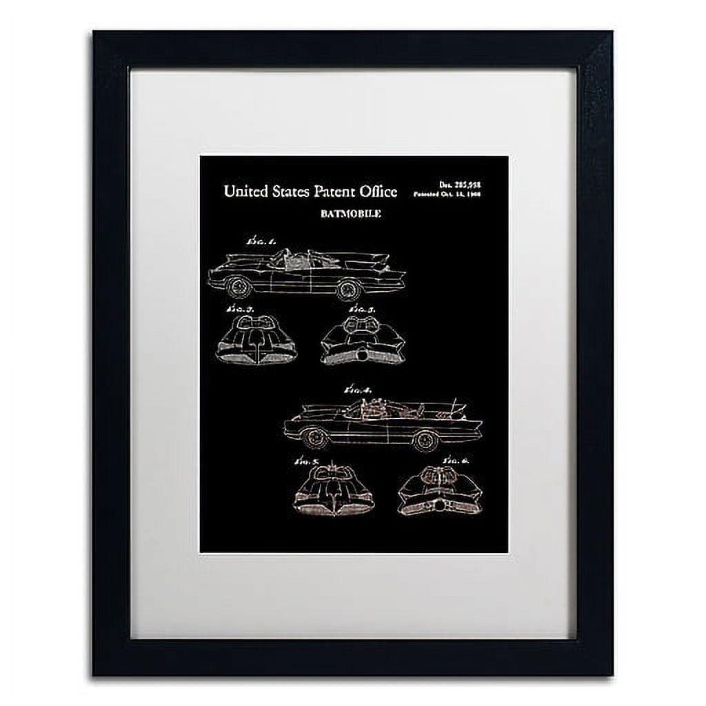 Trademark Fine Art " Batmobile Car Patent 1966 " by Claire Doherty