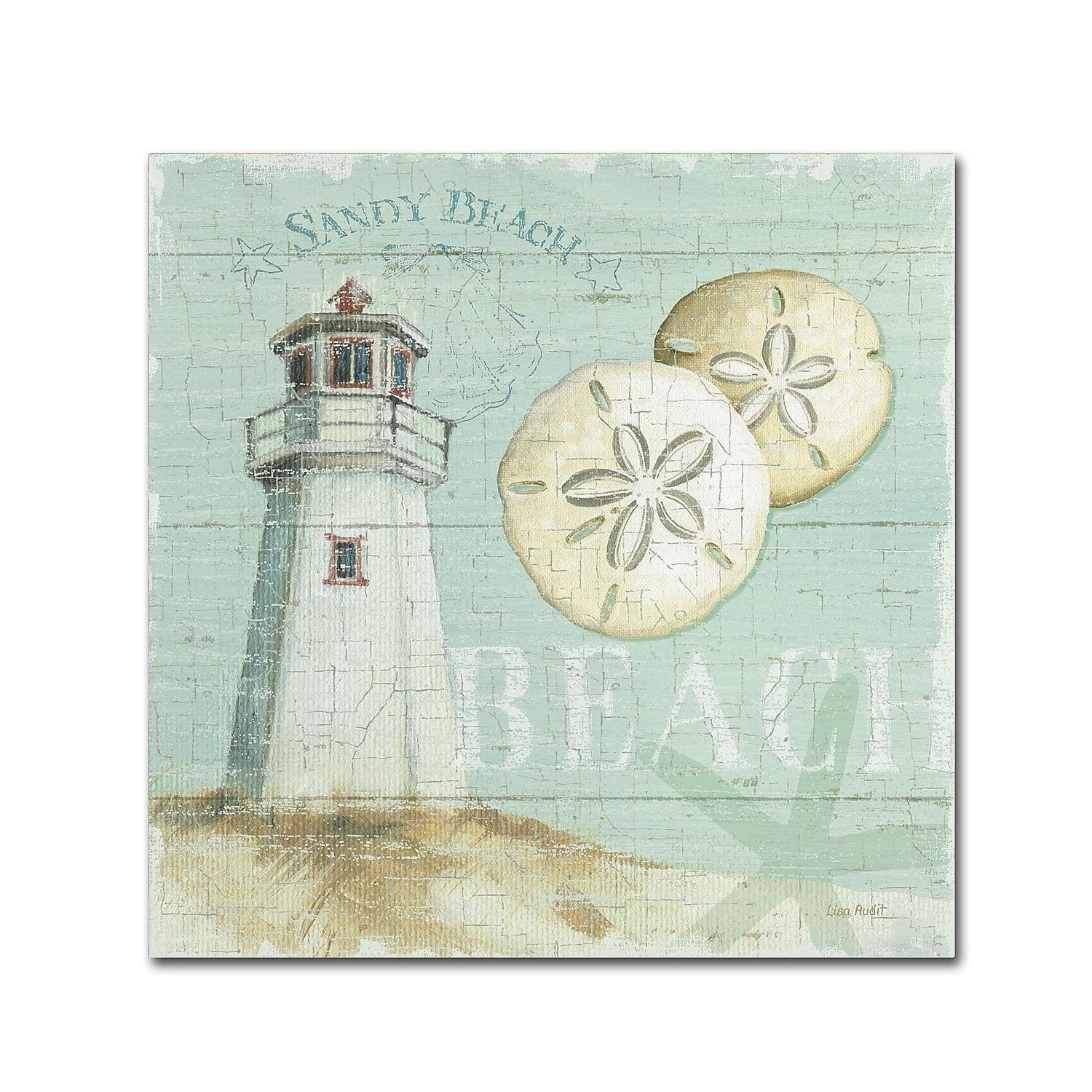 Trademark Fine Art "Beach House I" Canvas Art by Lisa Audit