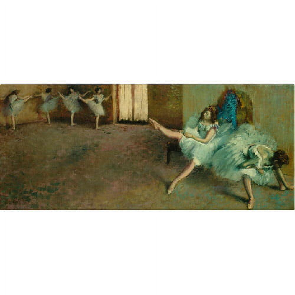 Before the Ballet 1890-92 Canvas Art Print, 10 x 24 Inch