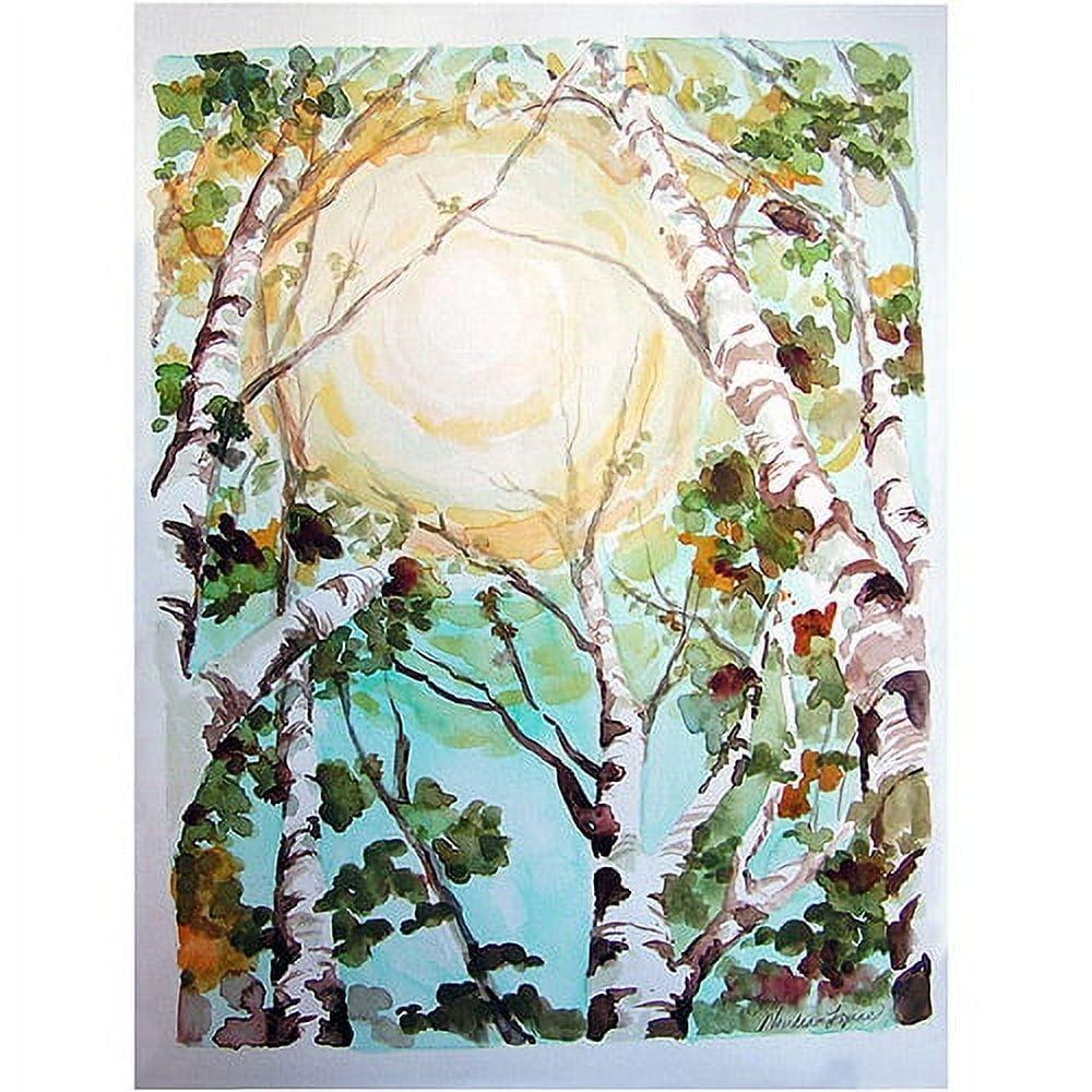 Frameless Birch Trees Canvas Art Print, 18x24