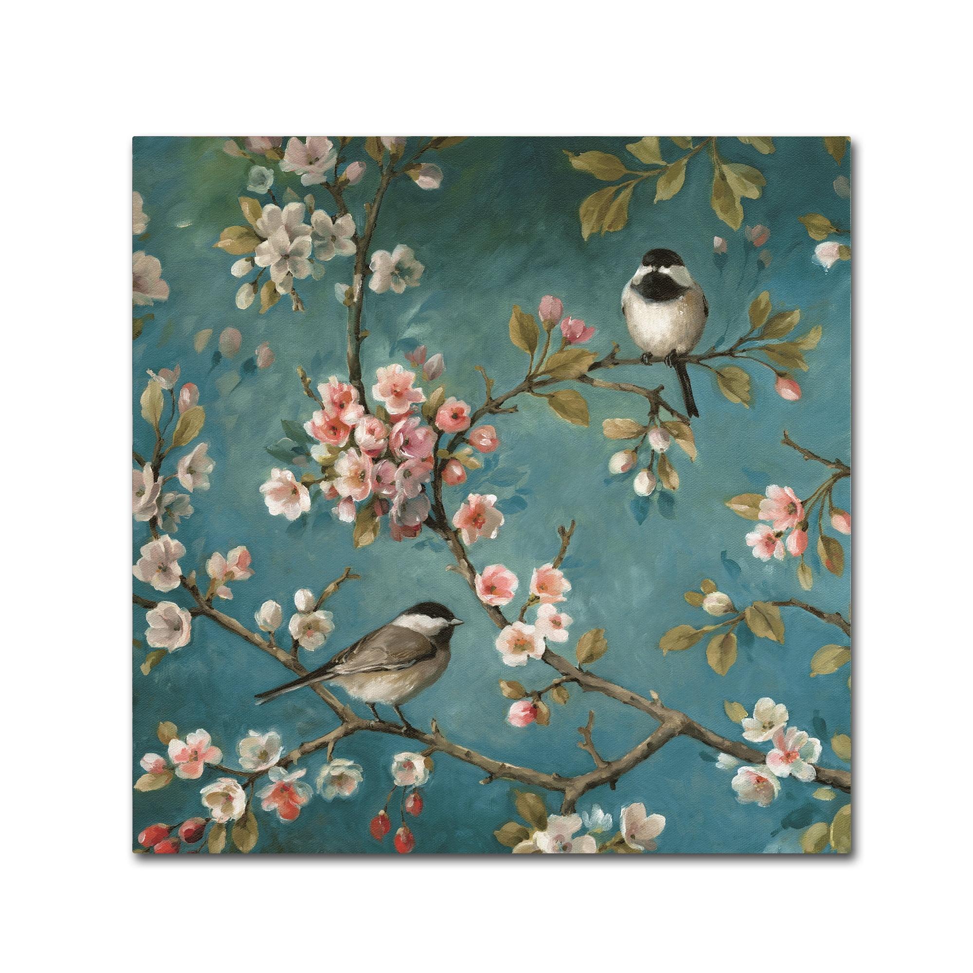 Blossom I Crop 24'' Floral Canvas Wall Art