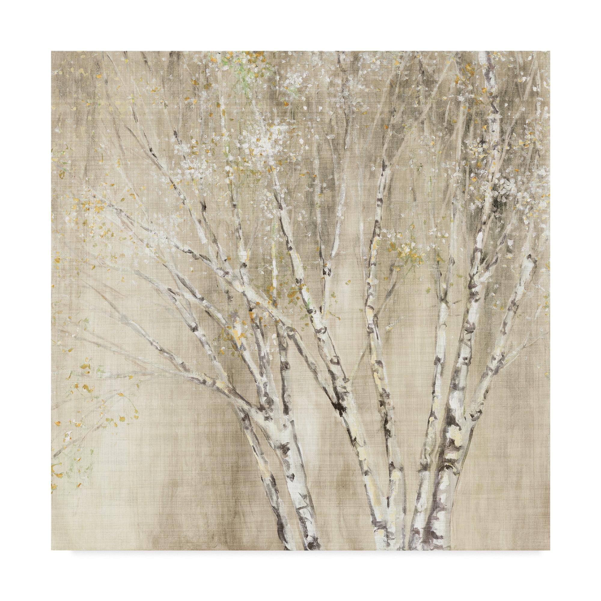 Trademark Fine Art 'Blue Birch Neutral' Canvas Art by Julia Purinton