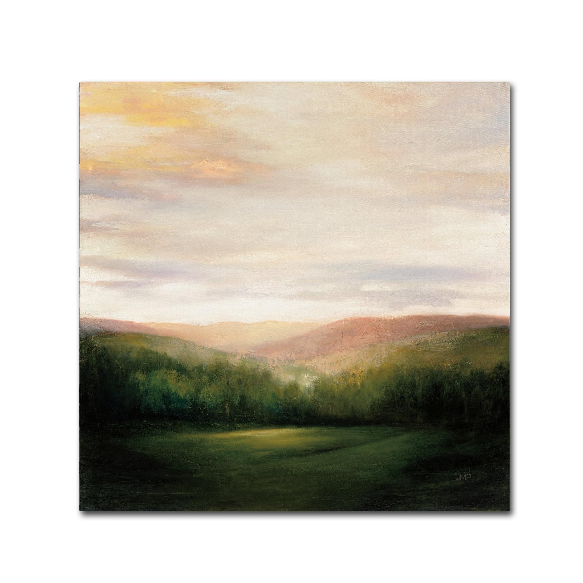 Julia Purinton Celebration Landscape Canvas Art in Pastel Hues