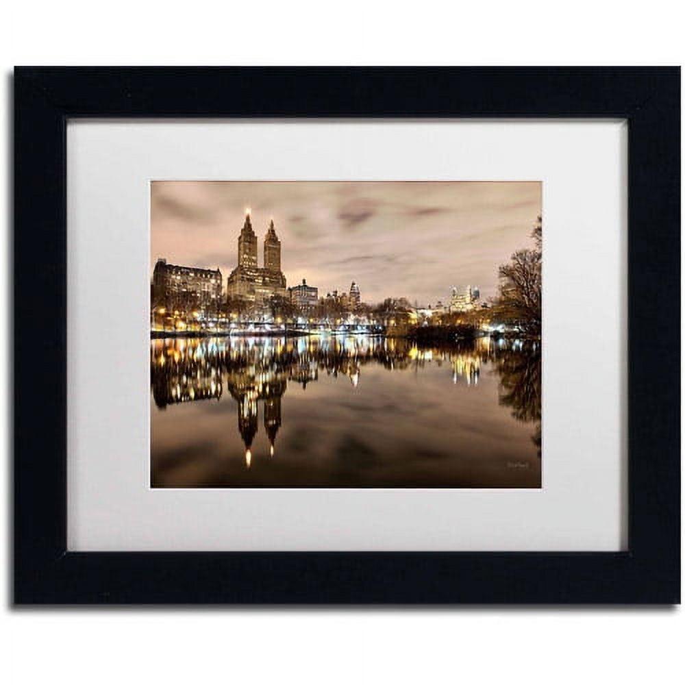 Central Park West Landscape Acrylic Framed Canvas Print