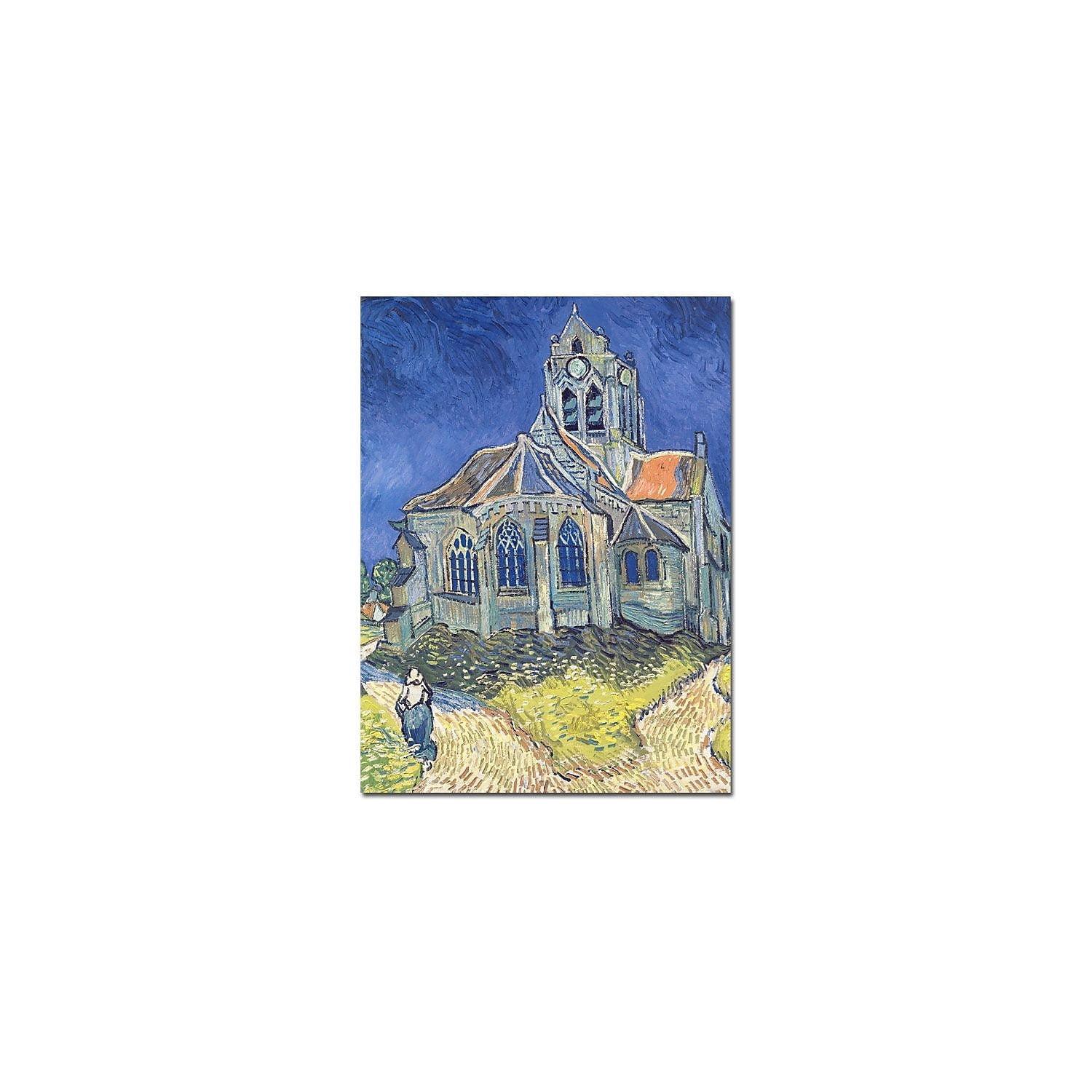 Vault W Artwork " Church At Auvers-sur-Oise, 1890 " by Vincent Van Gogh