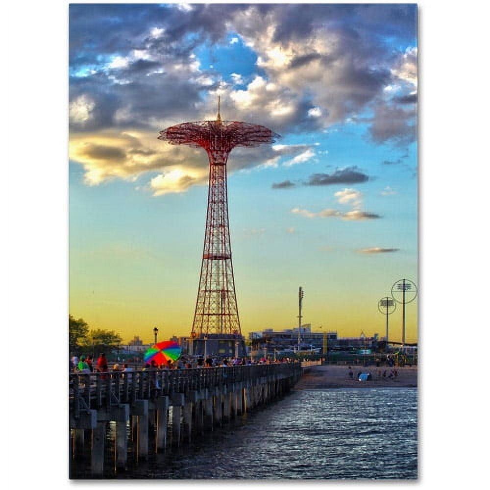 Trademark Fine Art Coney Island " Coney Island " by CATeyes