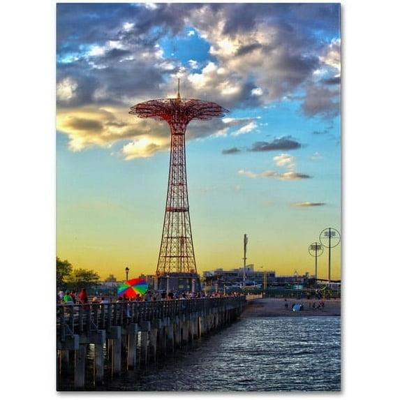 Trademark Fine Art Coney Island " Coney Island " by CATeyes