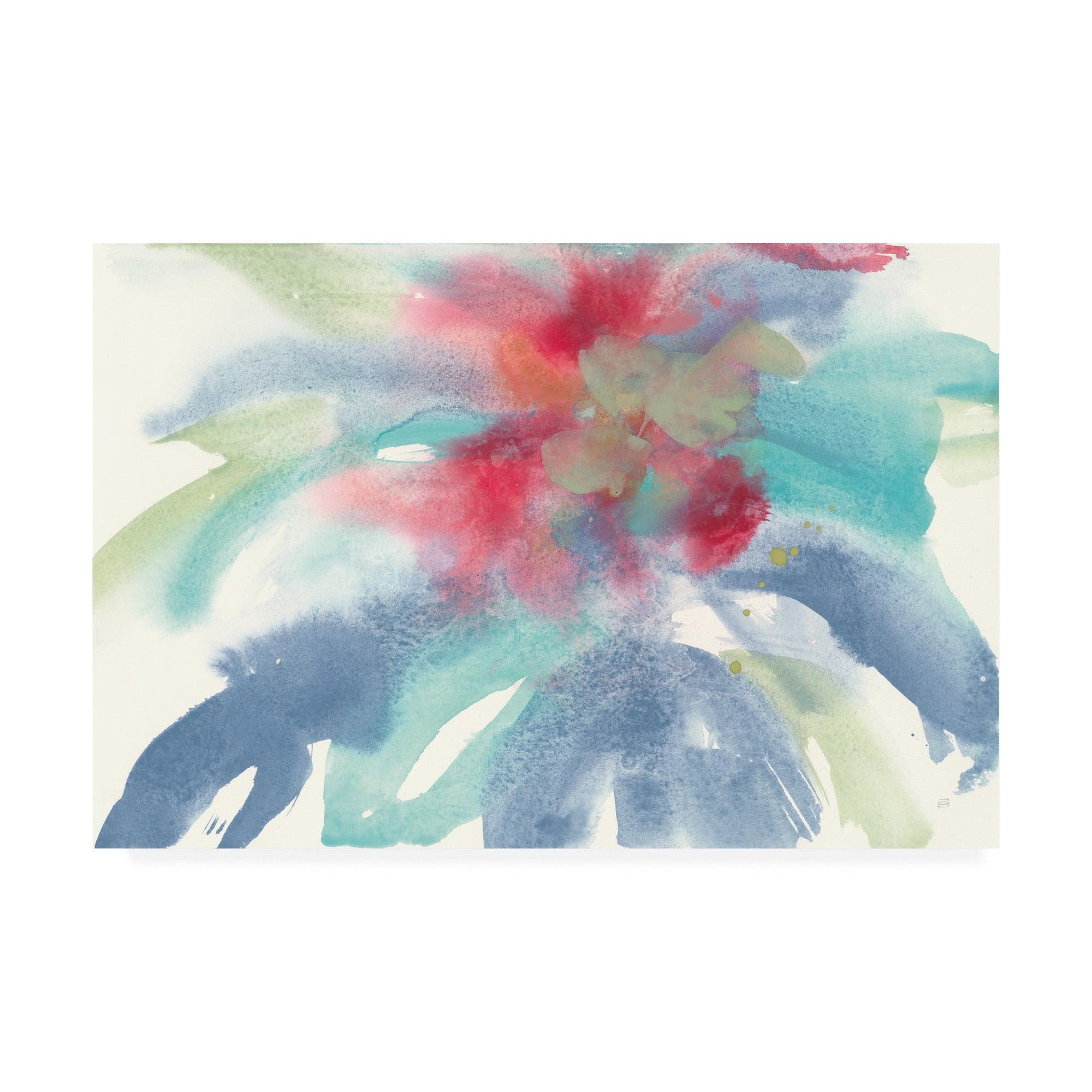 Abstract Multicolor Canvas Print with Hidden Frame, 12 x 19