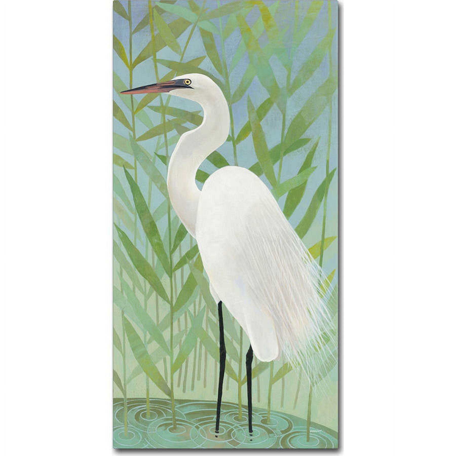 Kathrine Lovell " Egret By The Shore II " by Kathrine Lovell