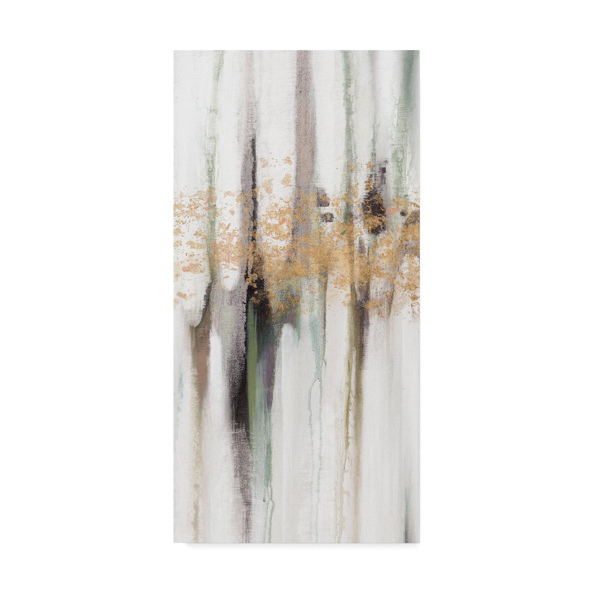 Trademark Fine Art 'Falling Gold Leaf I' Canvas Art by Studio W