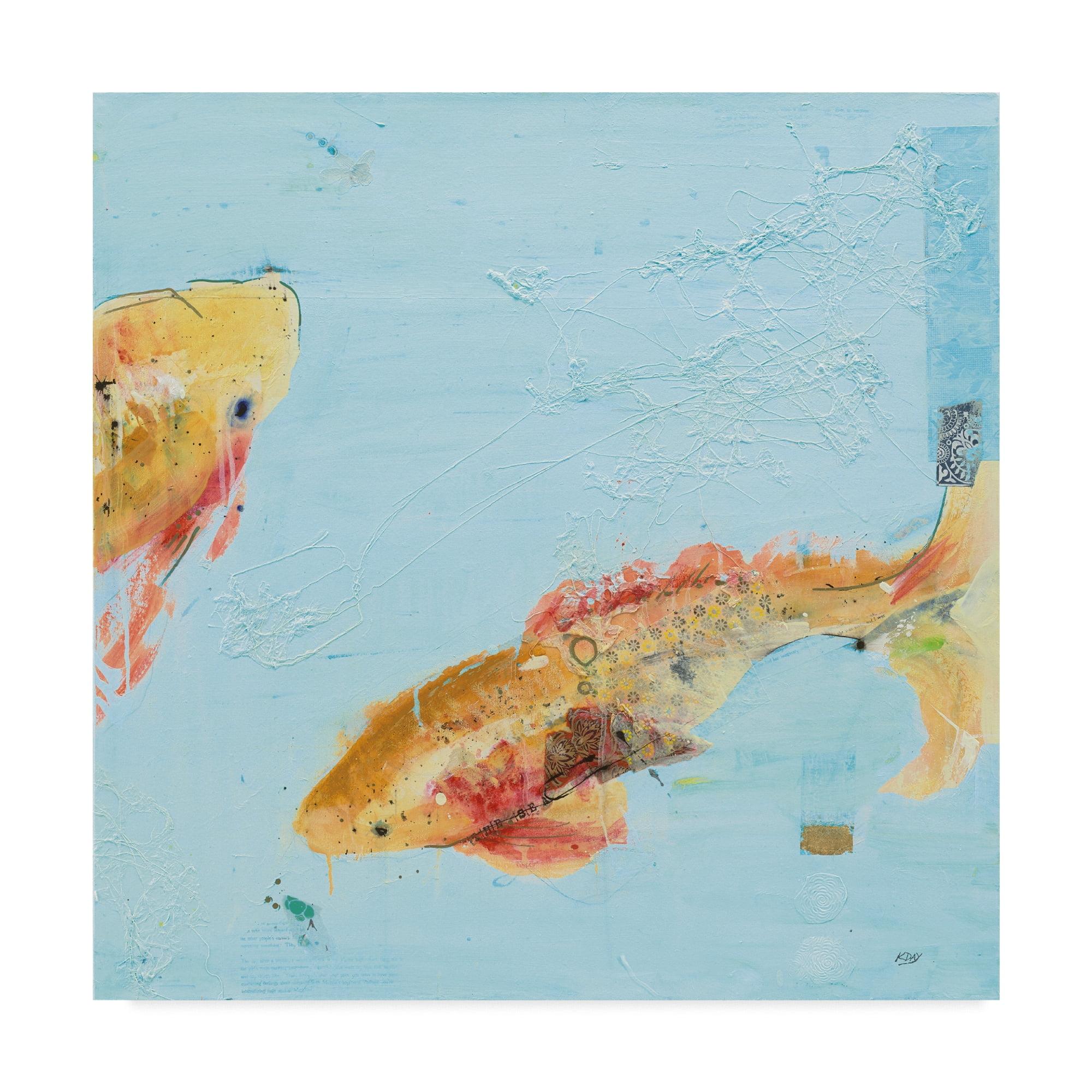 Kellie Day " Fish In The Sea II Aqua " by Kellie Day