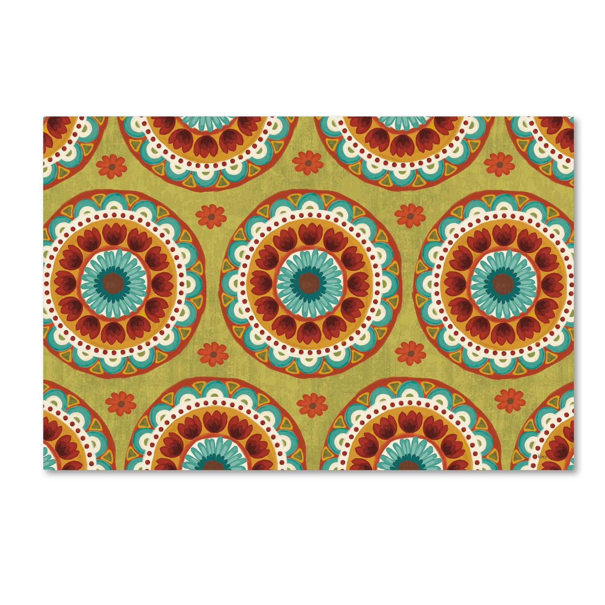 Flourish VI Abstract Multicolor Canvas Art Print