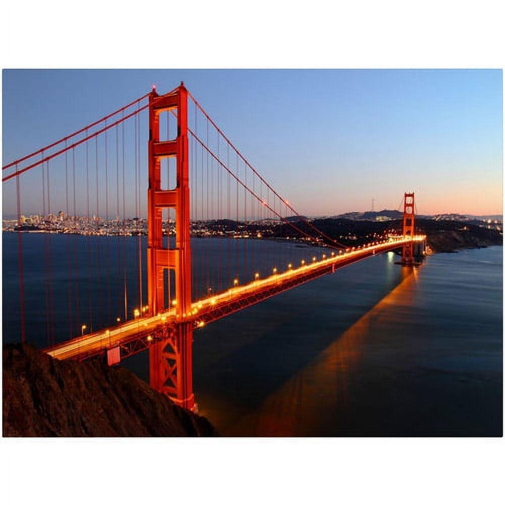 Trademark Fine Art Golden " Golden Gate SF " by Pierre Leclerc