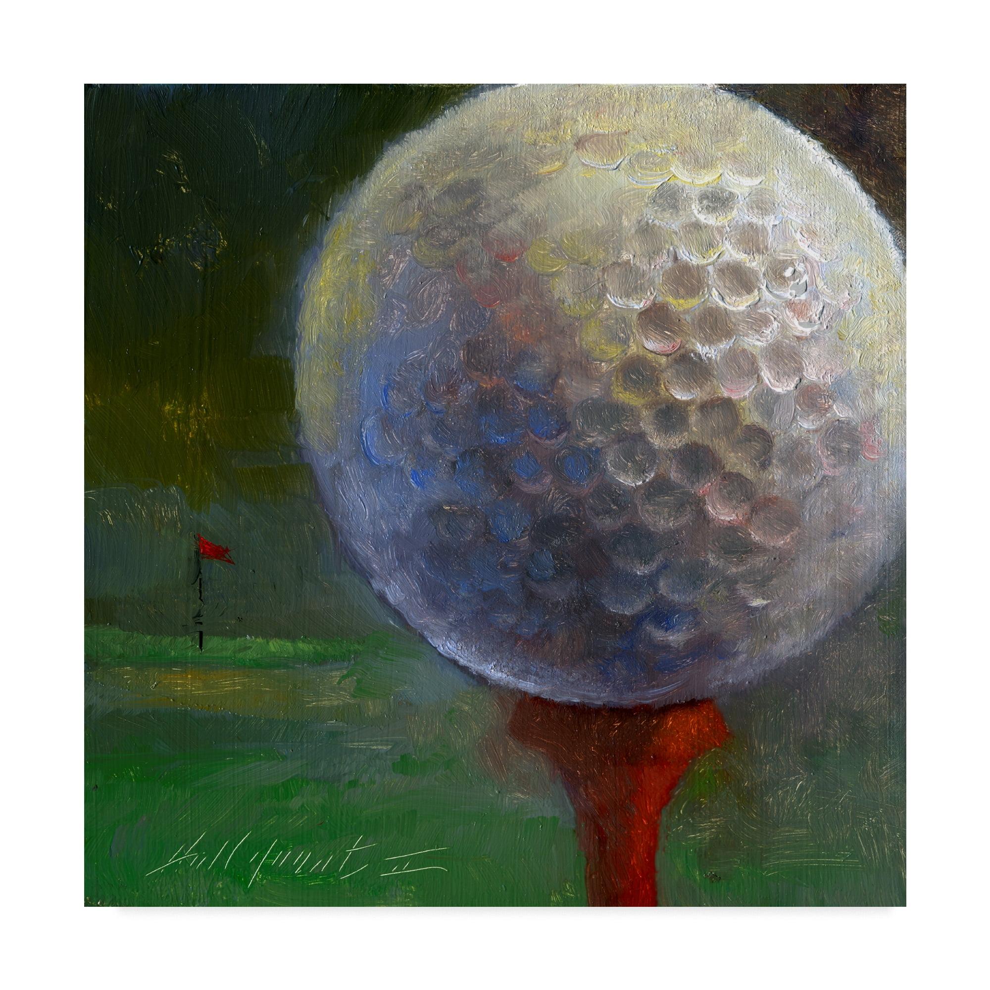 Hall Groat Ii " Golf Ball Centered " by Hall Groat Ii