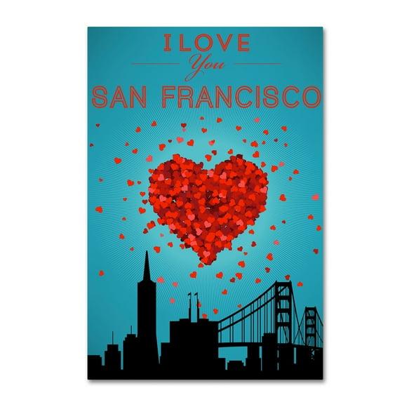 Trademark Fine Art 'Heart 1' Canvas Art by Lantern Press