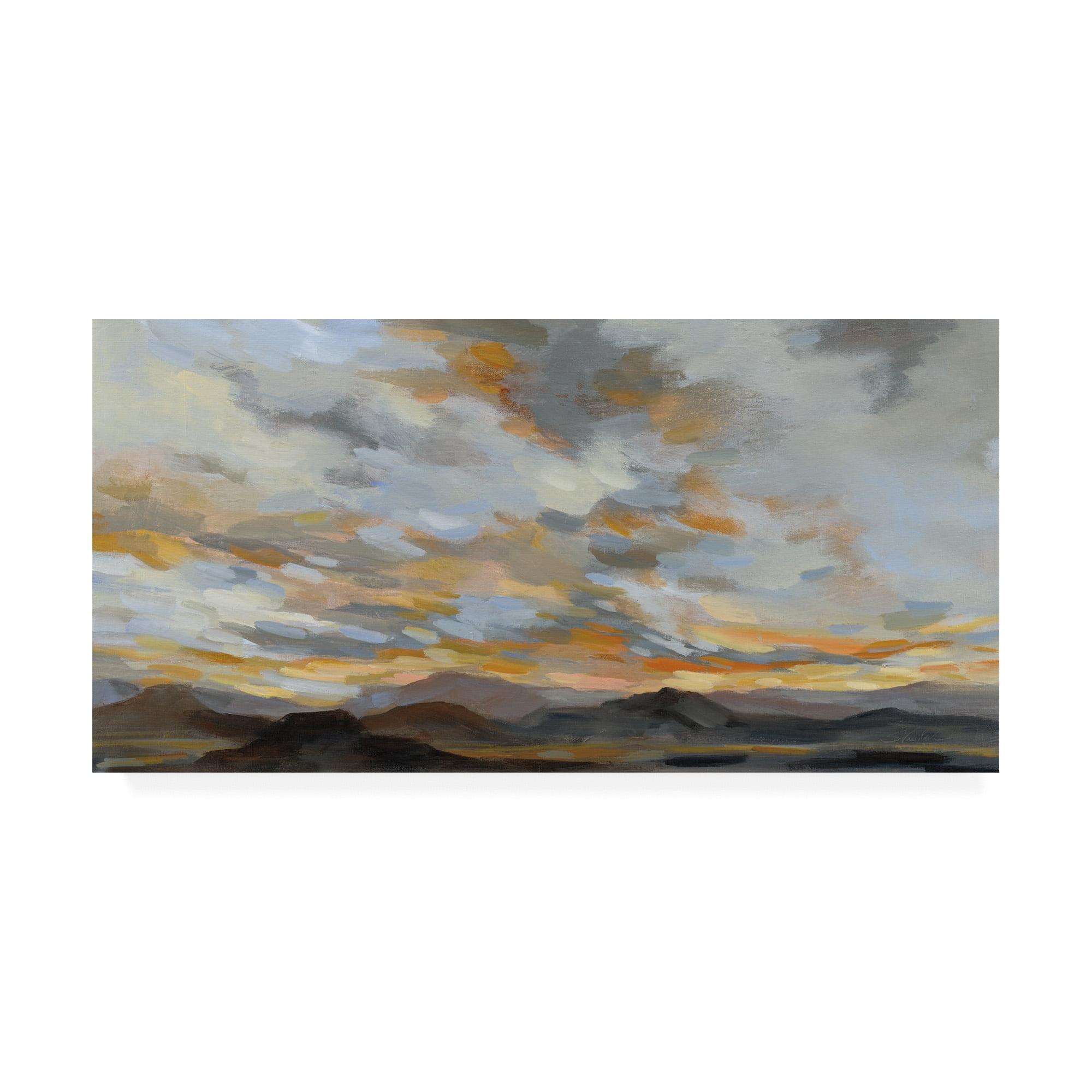 High Desert Sky I Framed Canvas Landscape Art