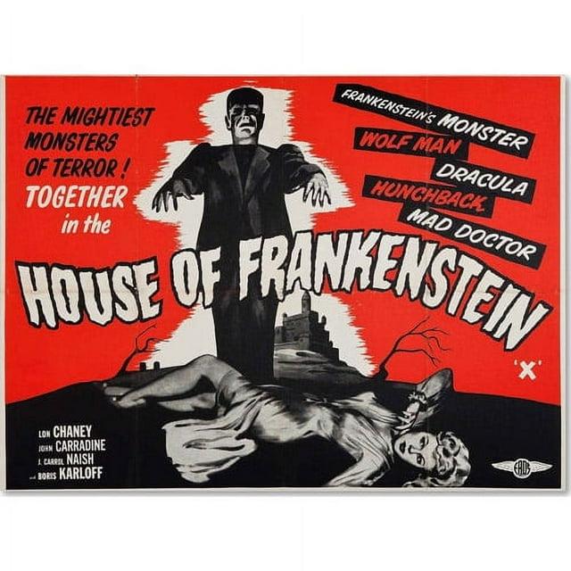 Trademark Fine Art "House of Frankenstein" Canvas Art by Vintage Apple Collection