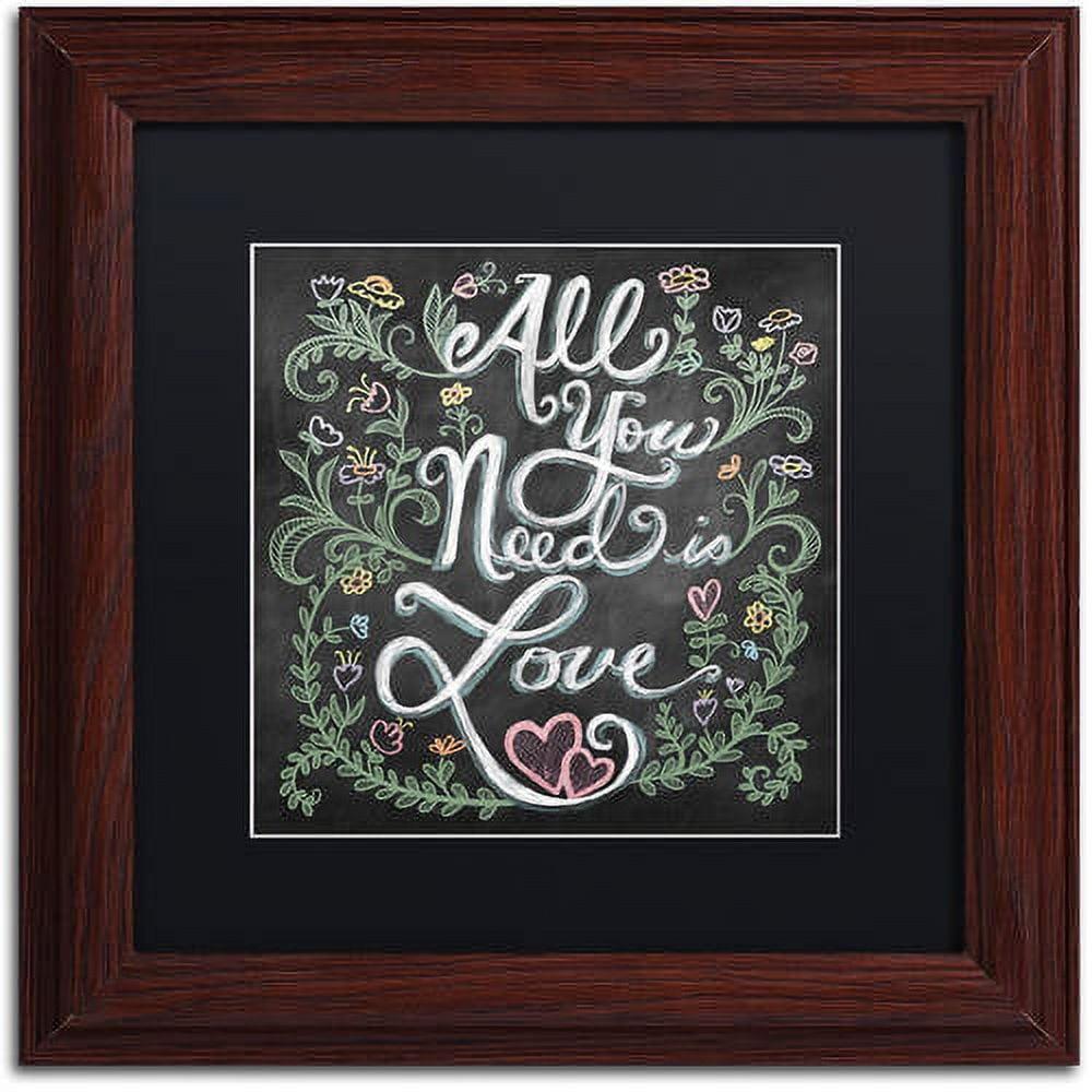 Trademark Fine Art Elizabeth Caldwell " All You Need Is Love " by Elizabeth Caldwell