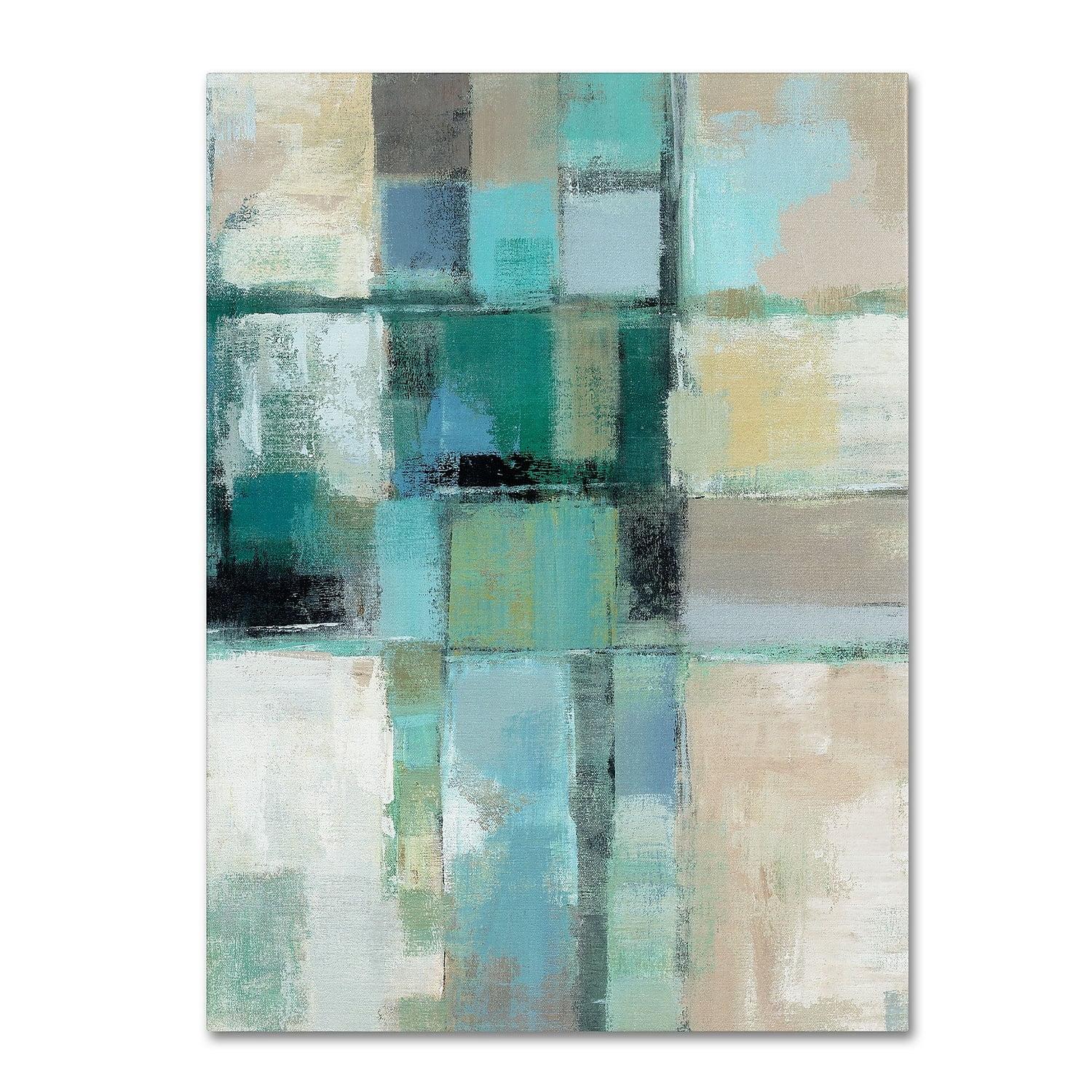 Trademark Fine Art -Silvia Vassileva 'Island Hues Crop Ii' Multi Panel Art Set