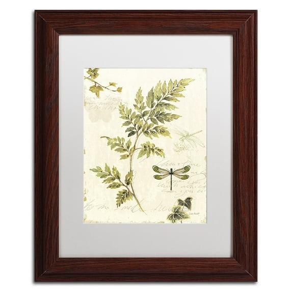 Trademark Fine Art -Lisa Audit 'Ivies and Ferns III' Matted Framed Art