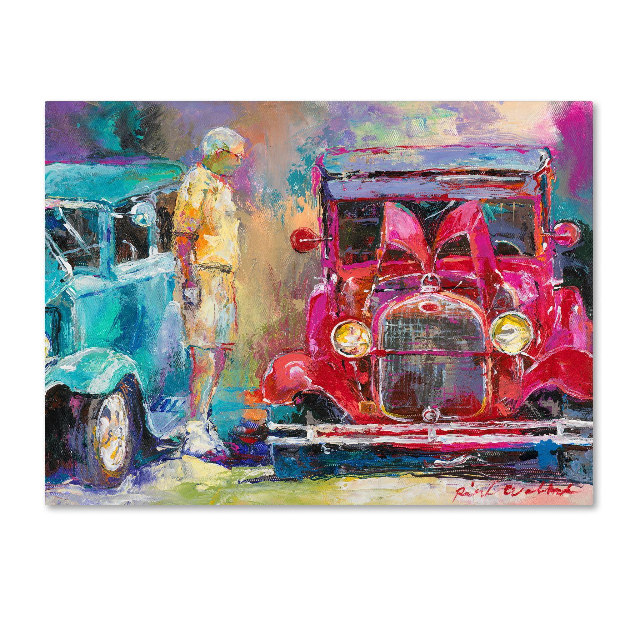 Trademark Fine Art " Old Cars " by Richard Wallich