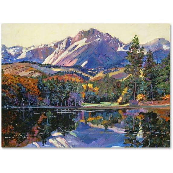 Trademark Fine Art " Painter's Lake " by David Lloyd Glover