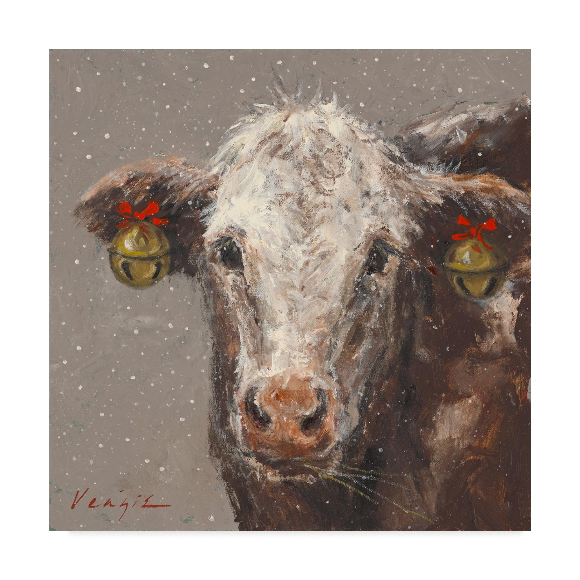 Mary Miller Veazie " Patty The Brown Christmas Cow " by Mary Miller Veazie